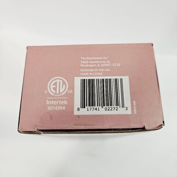 NIB Beachwaver B1 Rotating 1" Curling Iron Hair Styling Tool in Midnight Rose - Picture 13 of 16